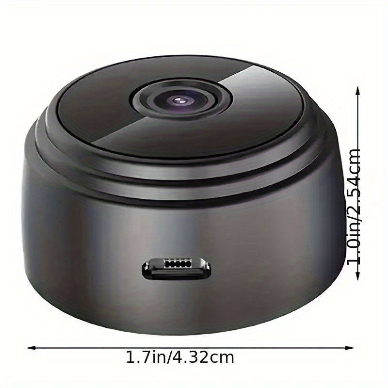 Wireless Security Camera 1080P HD Indoor/Outdoor with Night Vision, Motion Detection Alerts, Voice Assistant Compatible, USB Rechargeable, Wi-Fi Enabled for Home Security Surveillance, Wireless Outdoor Security Camera, Proper