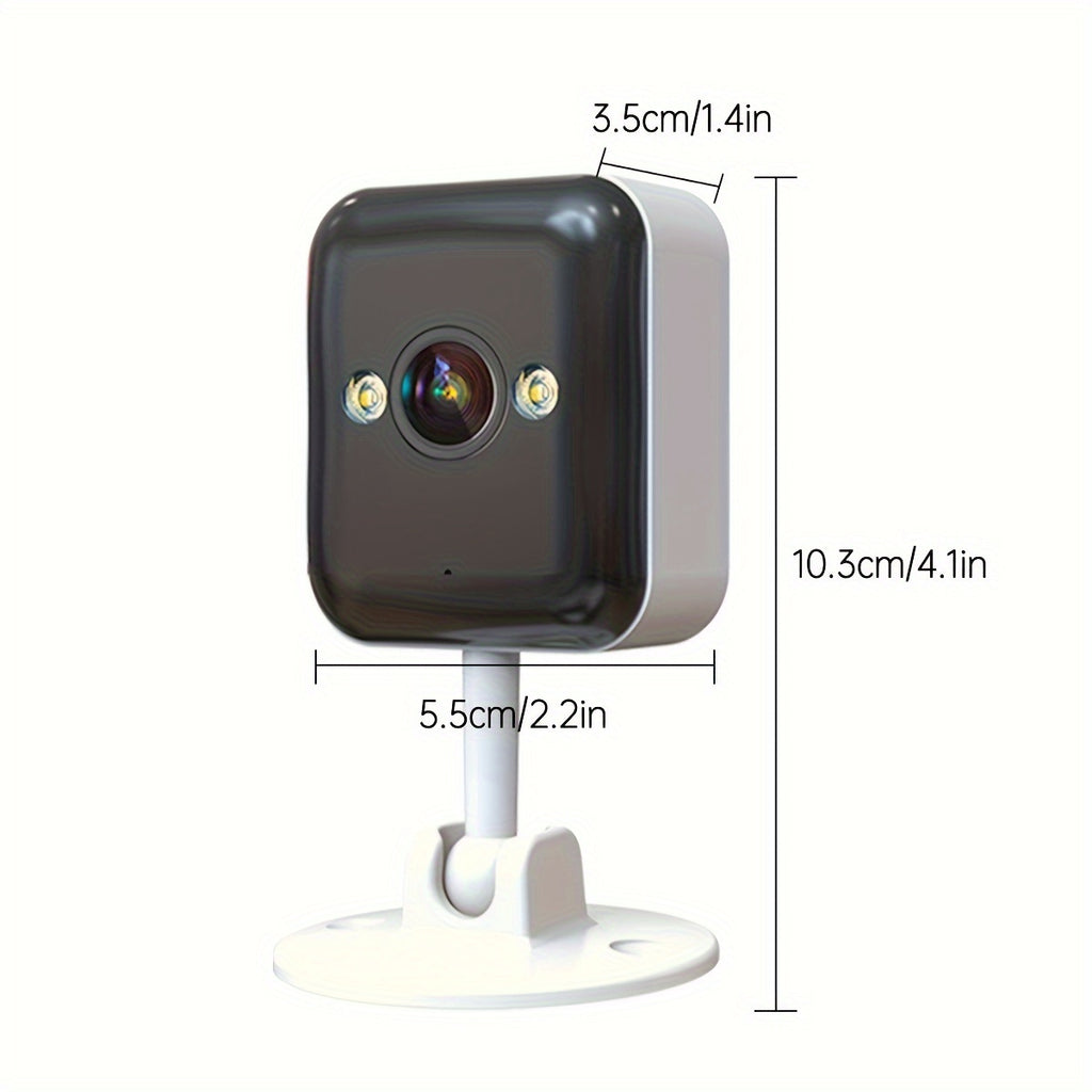 2pcs 1080P HD Wireless Security Cameras with Smart AI Detection, Spotlight, Color Night Vision, WiFi Connectivity, Cloud/SD Storage, Two-Way Audio - USB Powered, Wall Mountable for Home Safety, Wireless Outdoor Security Camer