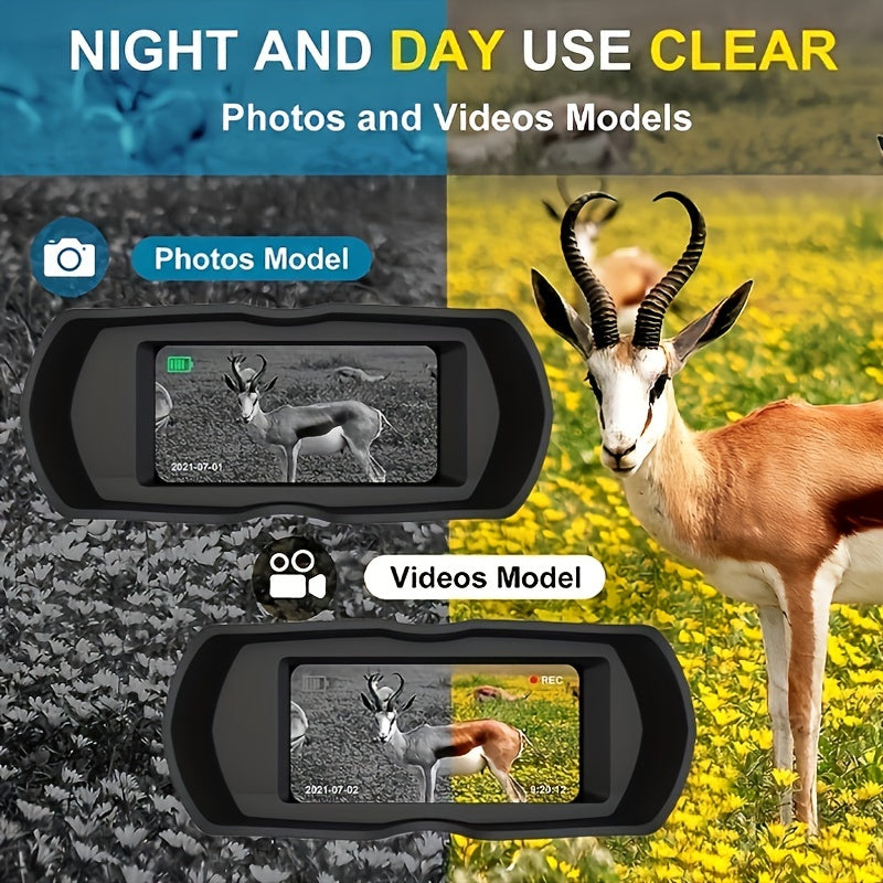1080P HD night vision camera can record and take pictures infrared night vision camera night patrol all black visual night vision camera