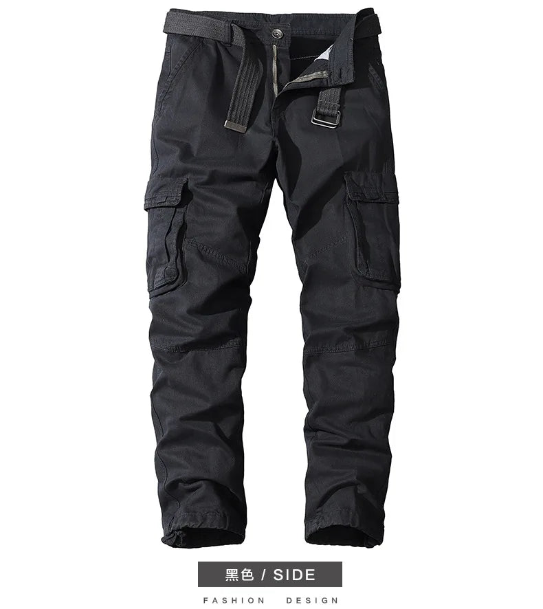 New Mens Tactical Pants Multiple Pocket Breathable Casual Pants Streetwear Army Urban Commuter Tacitcal Trousers Men Cargo Pants
