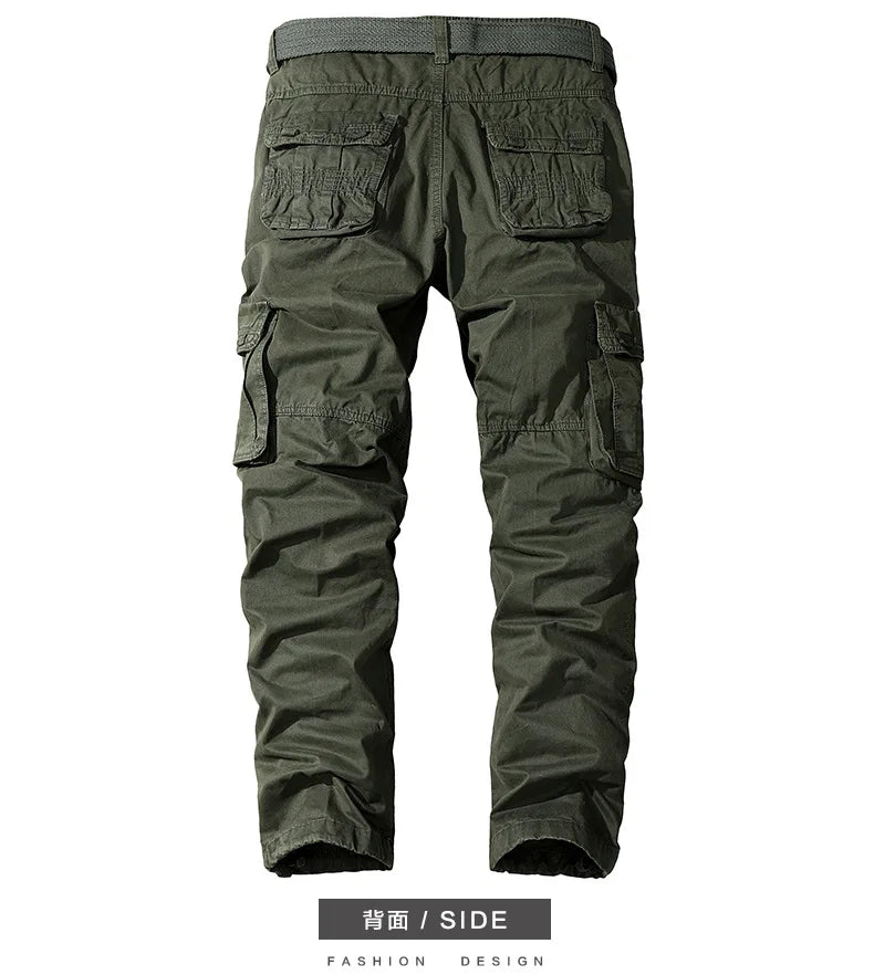 New Mens Tactical Pants Multiple Pocket Breathable Casual Pants Streetwear Army Urban Commuter Tacitcal Trousers Men Cargo Pants