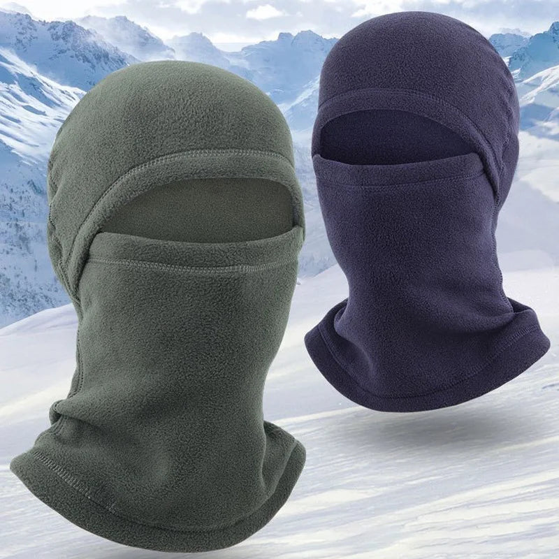 Balaclava Full Face Mask Winter Thermal Fleece Scarf Helmet Caps Motorcycle Cycling Hood Liner Sports Running Neck Warmer Hats