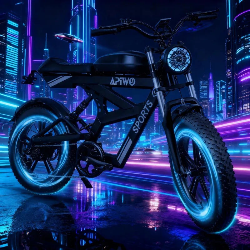 New 20-inch electric bicycle, 1000W strong power, 48V 20AH worry-free battery life, suitable for adult leisure sports E-Bike