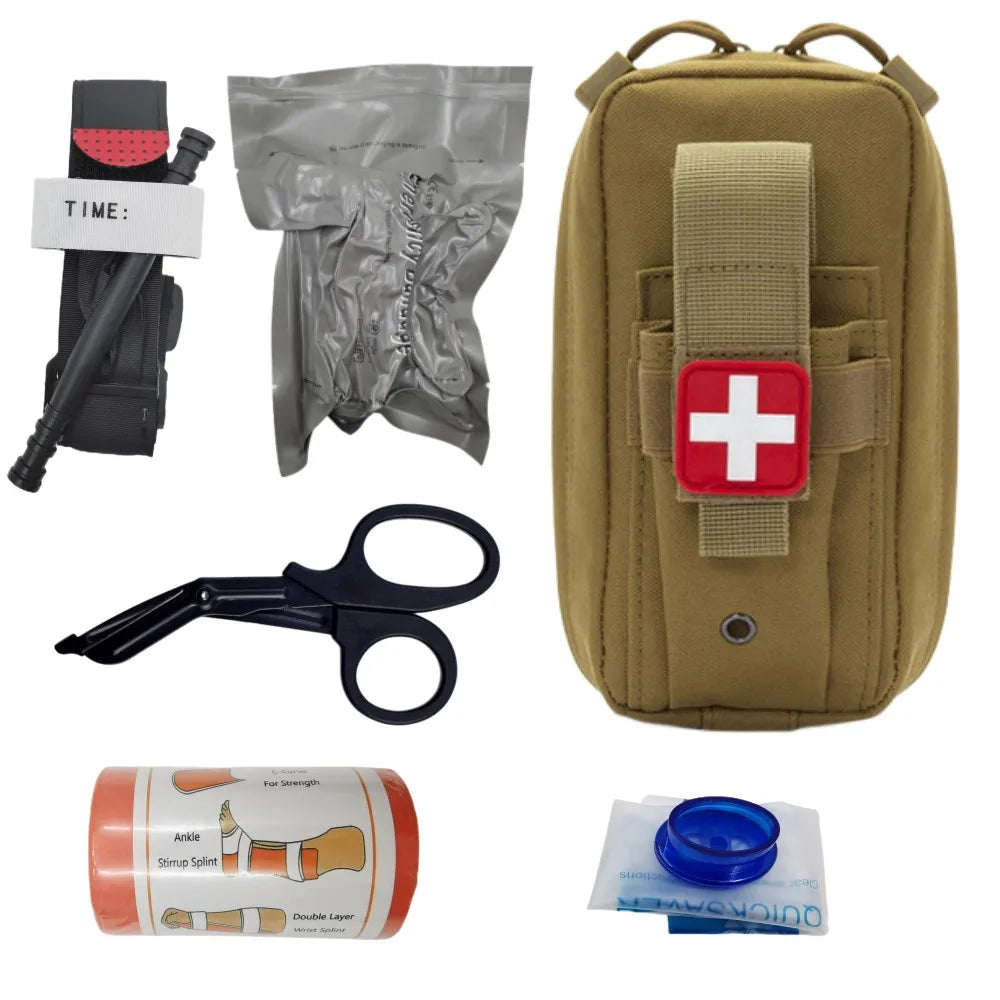 Emergency kit  EMT trauma tourniquet bandage emergency equipment Outdoor emergency combination kit