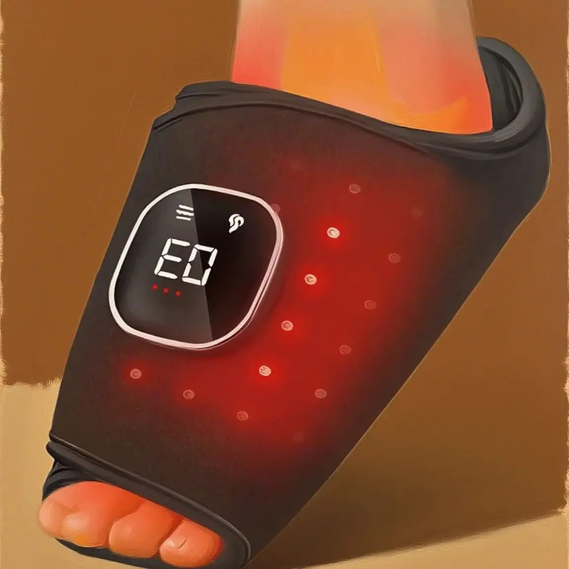 Red Light Therapy Belt for Knee & Joint Pain Relief - 660nm & 850nm Near-Infrared LED Light Therapy Device, Wearable Pain Relief