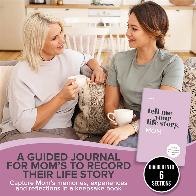 AEE6-Tell Me Your Life Story, Mom: A Mother's Guided Journal And Memory Keepsake Book (Tell Me Your Life Story)