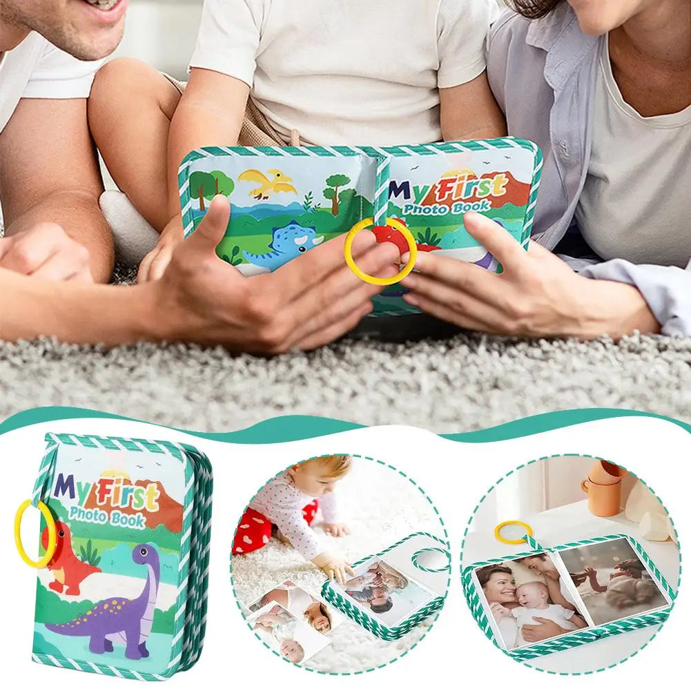 Fabric Memory album Soft Cloth Cartoon Baby Photo Family Memory Album Book DIY Cloth Photo Album Handmade Keepsake Gift