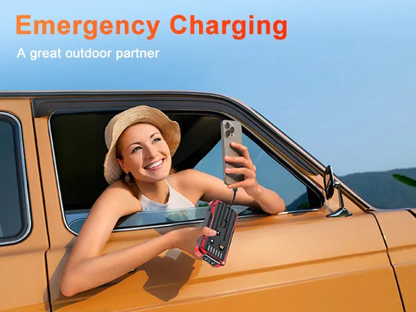 40000mAh Solar Power Bank With Cable Portable Charging Poverbank External Battery Charger Strong Flashlight  for All Smartphones