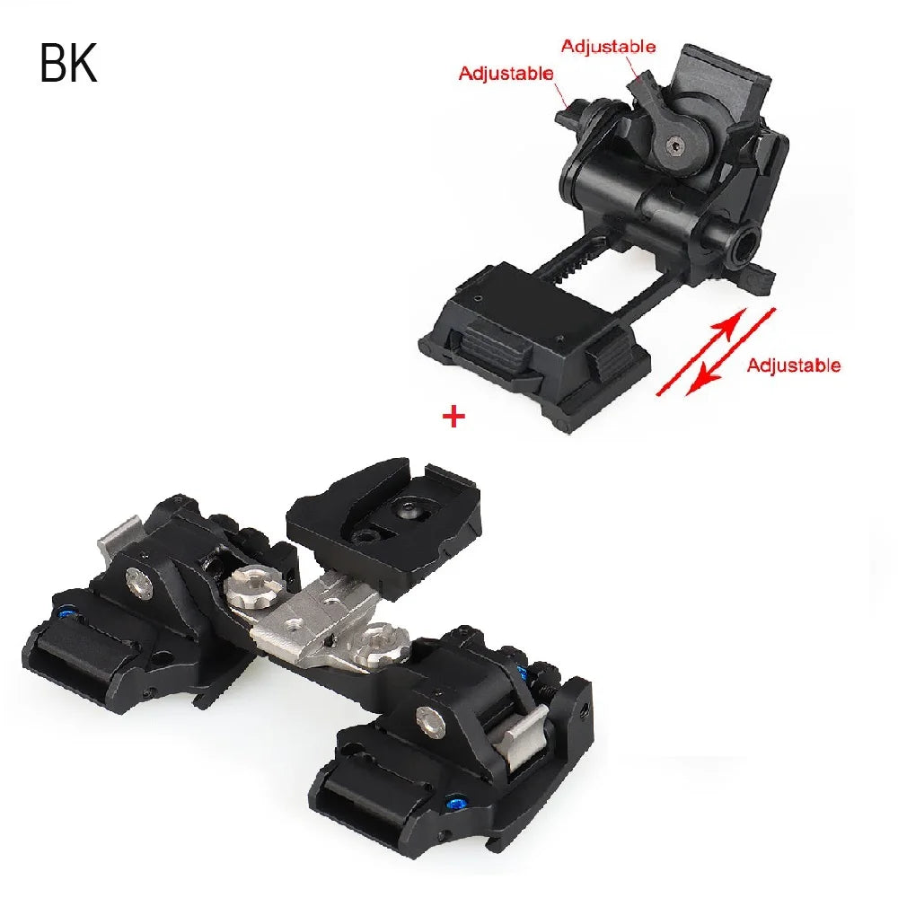 Free Shipping Tactical RQE Universal Bridge NVG Binocular Bridge Goggles Rhino Mount Mounted For Hunting HS24-0249