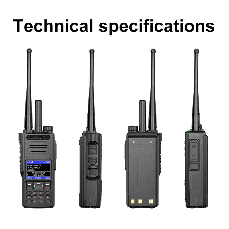 4G Digital Walkie Talkie, Dual Mode, Analog, High Power, 10W Cross-border, unlimited Distance