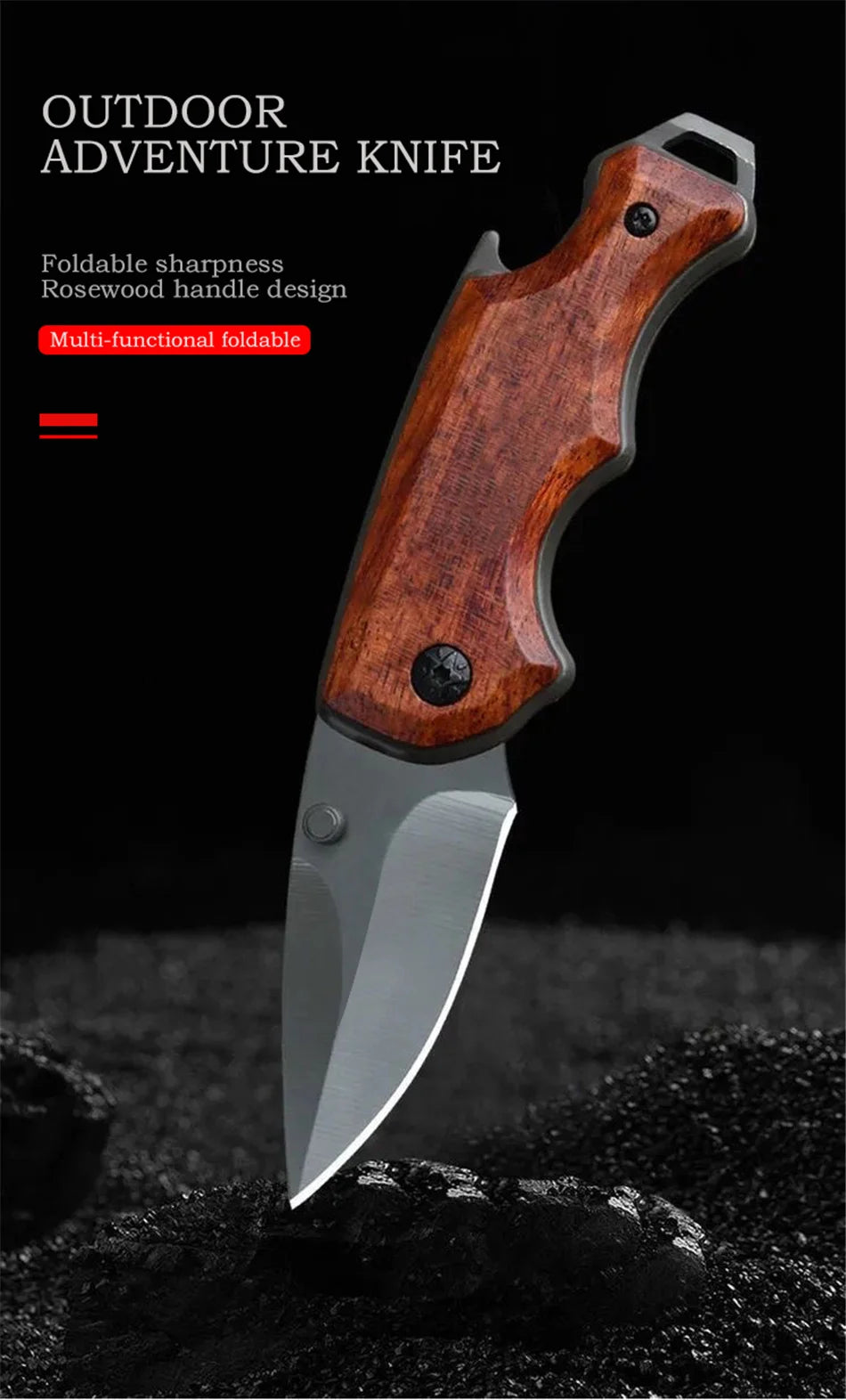 Survival Portable Knife Multifunctional Folding Knife Outdoor Military Knife Outdoor Survival Mini Foldable Pocket Knife
