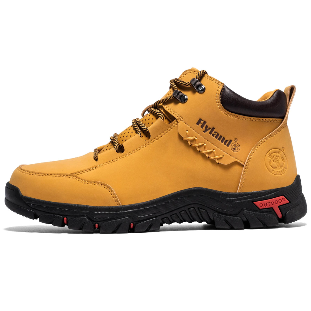 FLYLAND Fashionable Casual Men's Shoes High Top Outdoor Sports Shoes Comfortable And Safe Ankle Boots