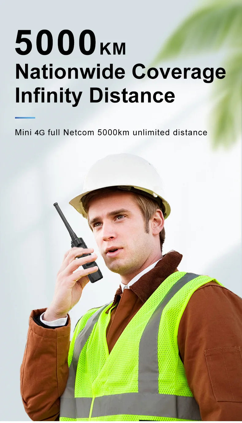 4G Digital Walkie Talkie, Dual Mode, Analog, High Power, 10W Cross-border, unlimited Distance