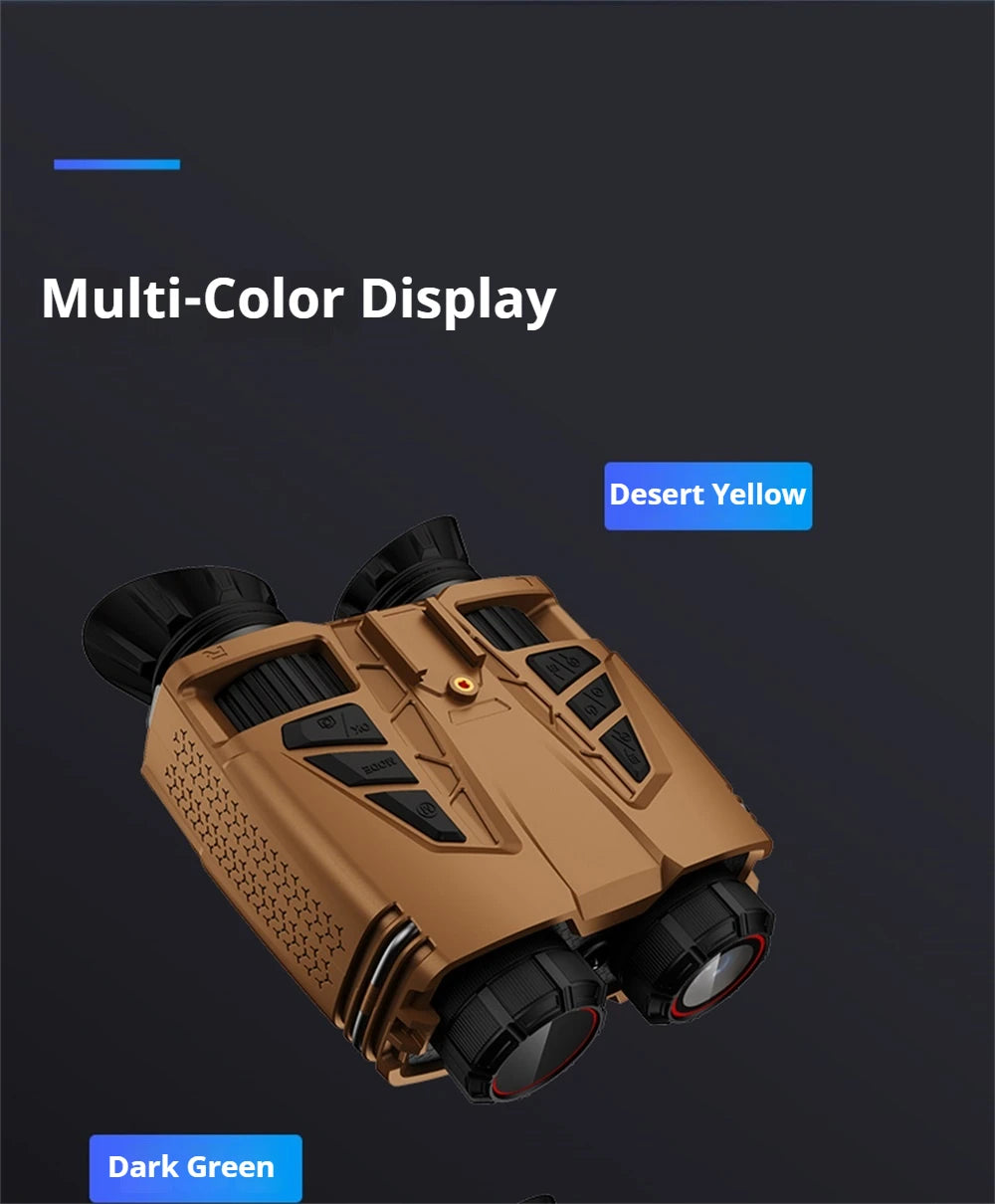 NVC800 Head-Mounted Infrared Night Vision Binoculars 4K UHD WIFI Digital Telescope Camera for Hunting Camping with 16X Zoom 48MP