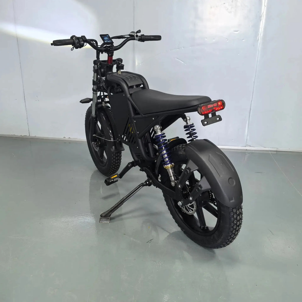 E-bike 20-inch double shock absorber, 1500W 48V 30AH endurance electric bicycle，leisure and entertainment off-road electric bike