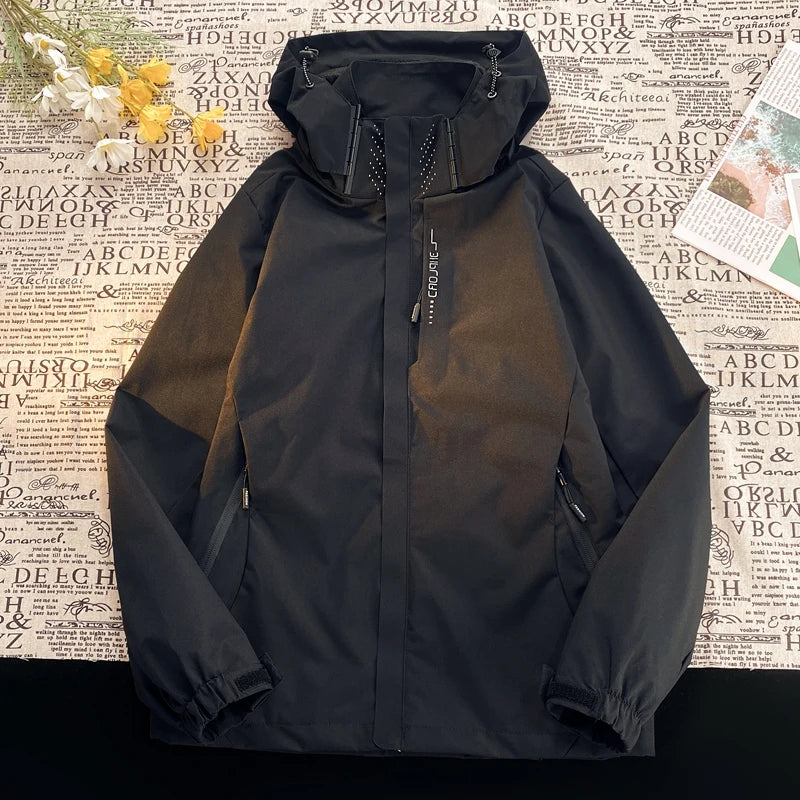 Unisex Waterproof Windbreaker Jacket for Camping Climbing Hiking Trekking & Fishing High Quality Casual Outdoor Sports Coat