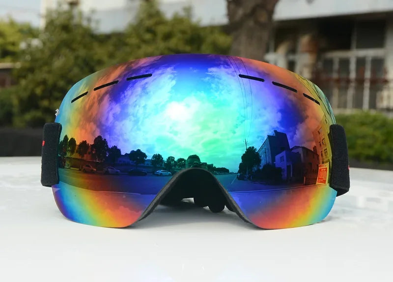 Ski Goggles Winter Snow Sports Goggles Double Layers Anti-Fog Outdoor Snow Snowboard Glasses for Men Women Protection Ski Mask