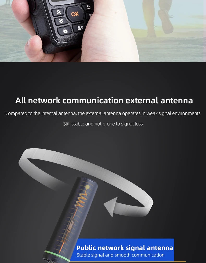 KSUT ZL18 Zello Walkie Talkie 4g Sim Card WiFi Network Cell Phone Radio Long Range 100 Miles GPS Professional POC Walkie Talkie