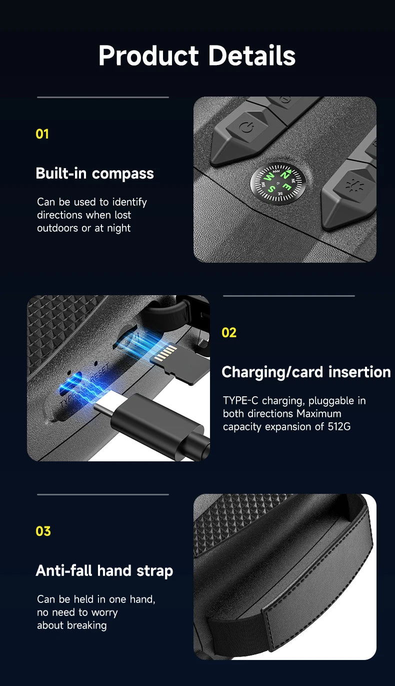 4K HD Night Vision Goggles Binoculars 10X Zoom Infrared 5000mAh Digital Telescope Camera 800M for Outdoor Hunting Camping Tools