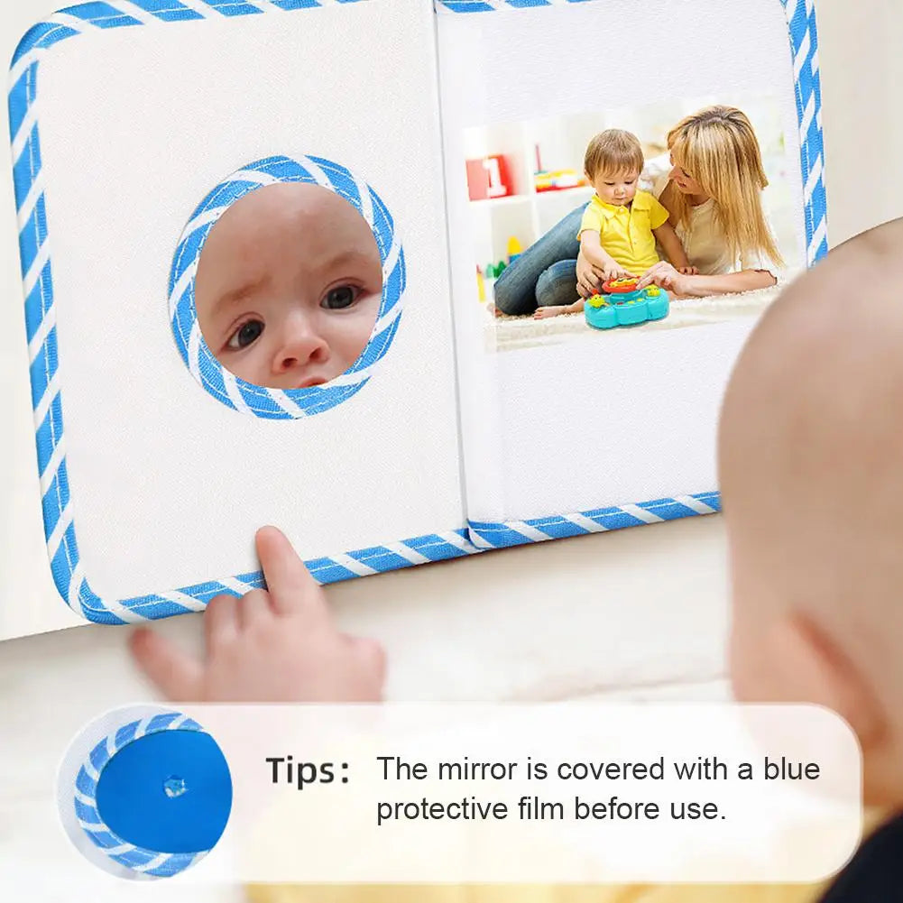 Fabric Memory album Soft Cloth Cartoon Baby Photo Family Memory Album Book DIY Cloth Photo Album Handmade Keepsake Gift