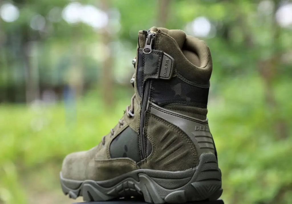 Climbing Outdoor Mens Work Safety Boots Camouflage Desert Boots Combat Training Shoes Outdoor Hiking Boots