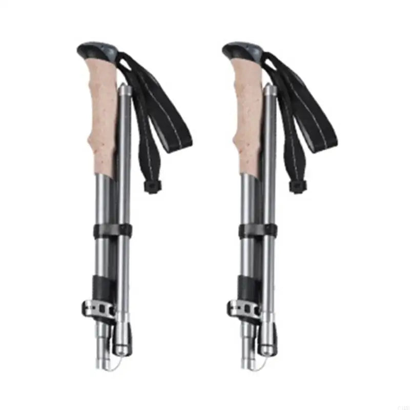 C4DE Trekking Poles for Hiking Walking Light Weight Hiking Stick with Lock and Comfortable Grip Walking Stick for Men Women