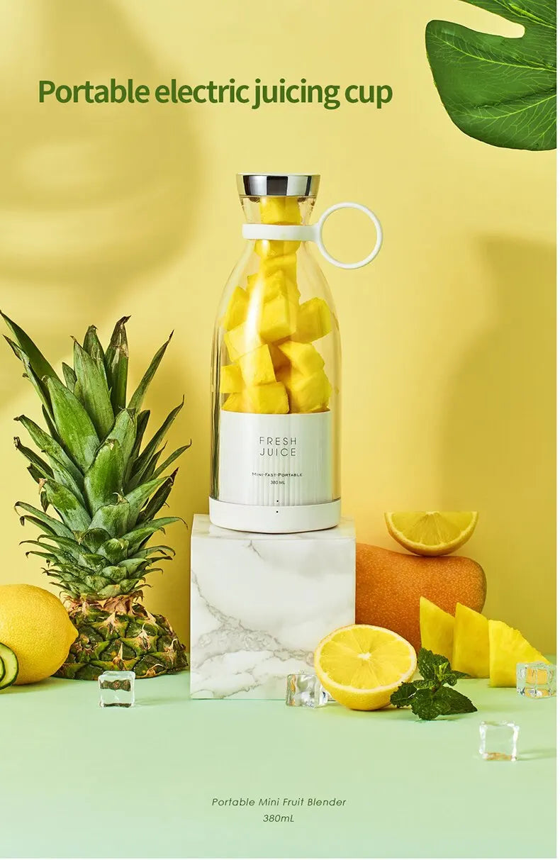 Portable Electric Juicer Blender Usb Mini Fruit Mixers Extractors Food Milkshake Multifunction Juice Maker Smoothies Ice Machine