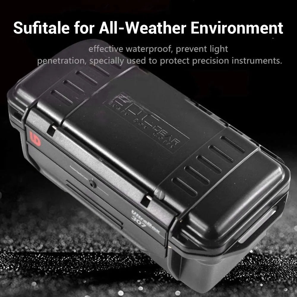 Tactical ammunition box Plastic waterproof shockproof ammunition accessory and tool box Military storage protection equipment