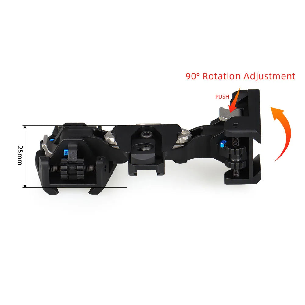Free Shipping Tactical RQE Universal Bridge NVG Binocular Bridge Goggles Rhino Mount Mounted For Hunting HS24-0249