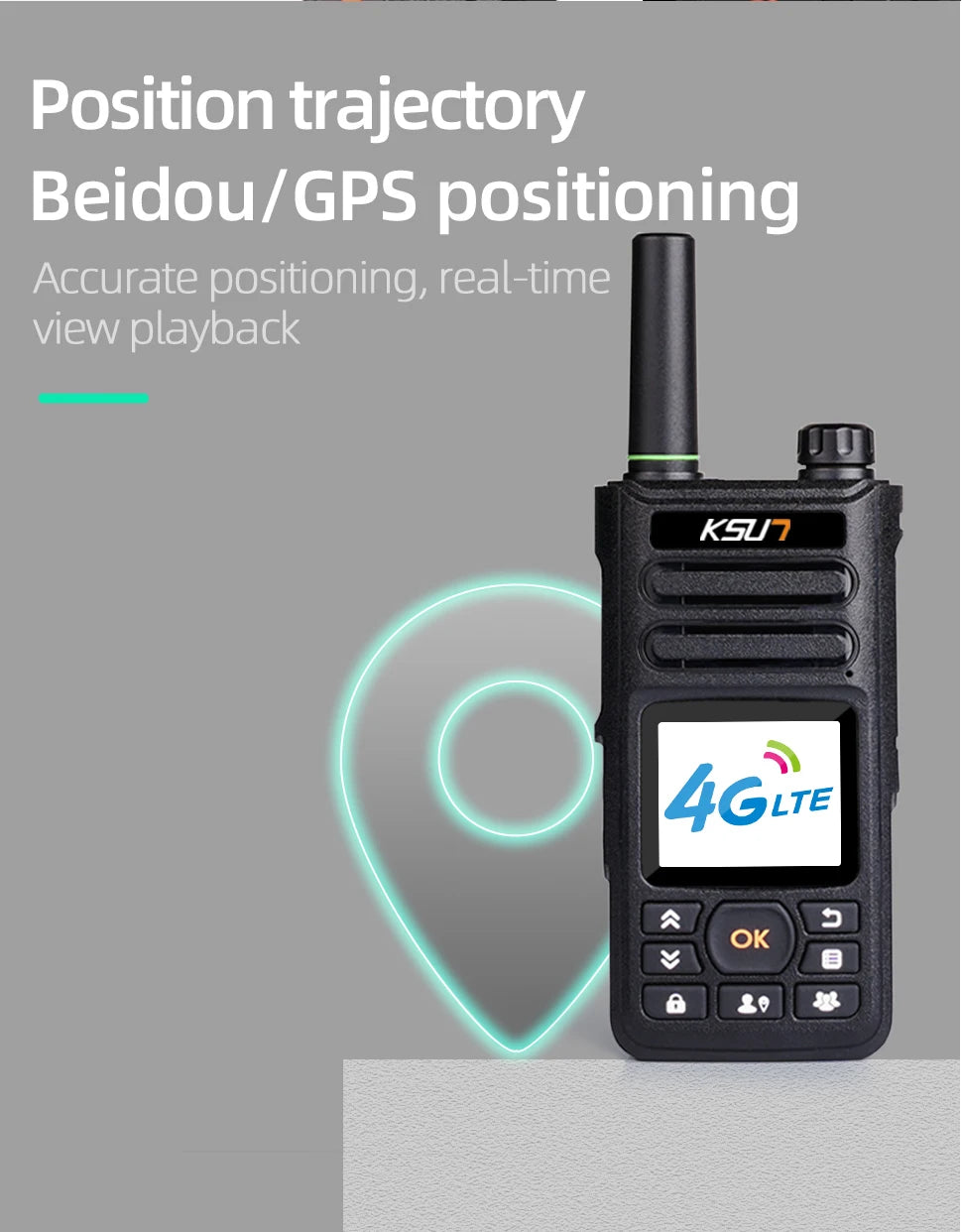 Long Range Walkie Talkie 4g Network  Android Internet Wifi Compatible With ZELLO App 100KM Global POC Radio Station KSUN ZL10