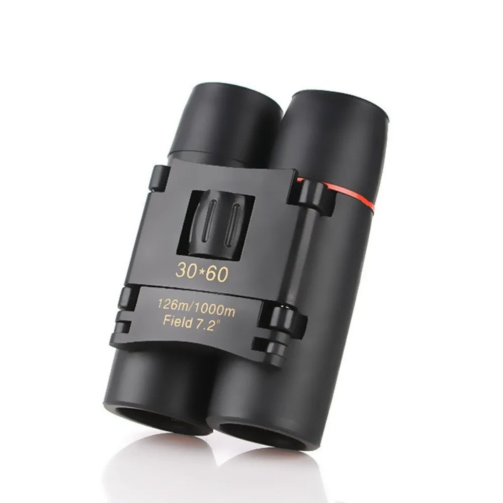 30x60 HD Zoom Binoculars Long-Distance Vision High-definition Portable Binocular Telescope Focusing Knob Night Vision