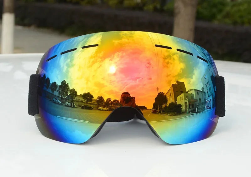 Ski Goggles Winter Snow Sports Goggles Double Layers Anti-Fog Outdoor Snow Snowboard Glasses for Men Women Protection Ski Mask