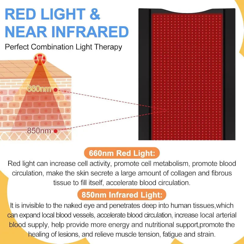 Recommend Full Body Red Light Therapy for Pain Relief LED Light Bag 660nm 850nm Red Light Therapy Sleeping Bag