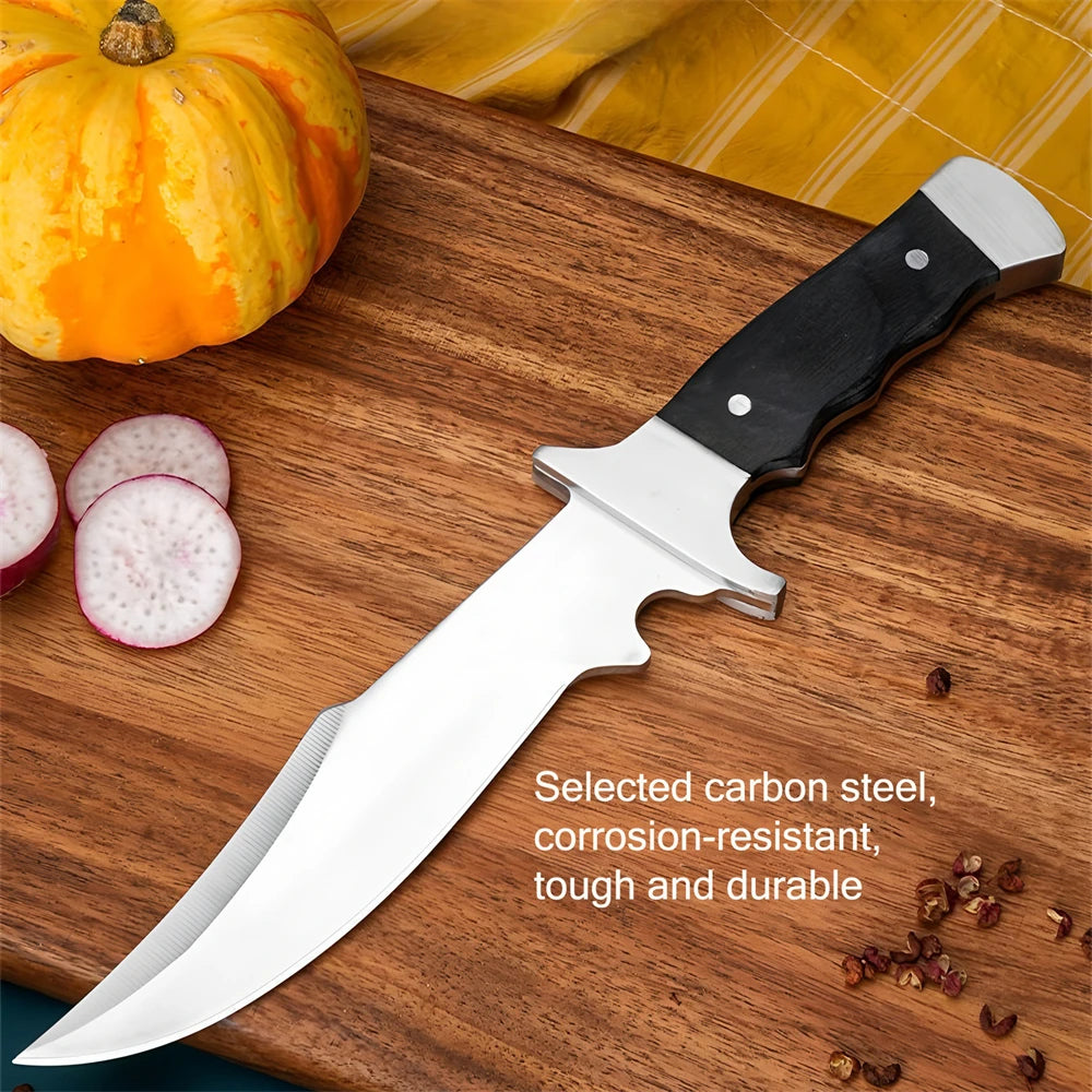 Portable knife Survival Outdoor knife Forged Stainless Steel  Cleaver Knife Meat Fruit Vegetables Kitchen Home Outdoor Tools