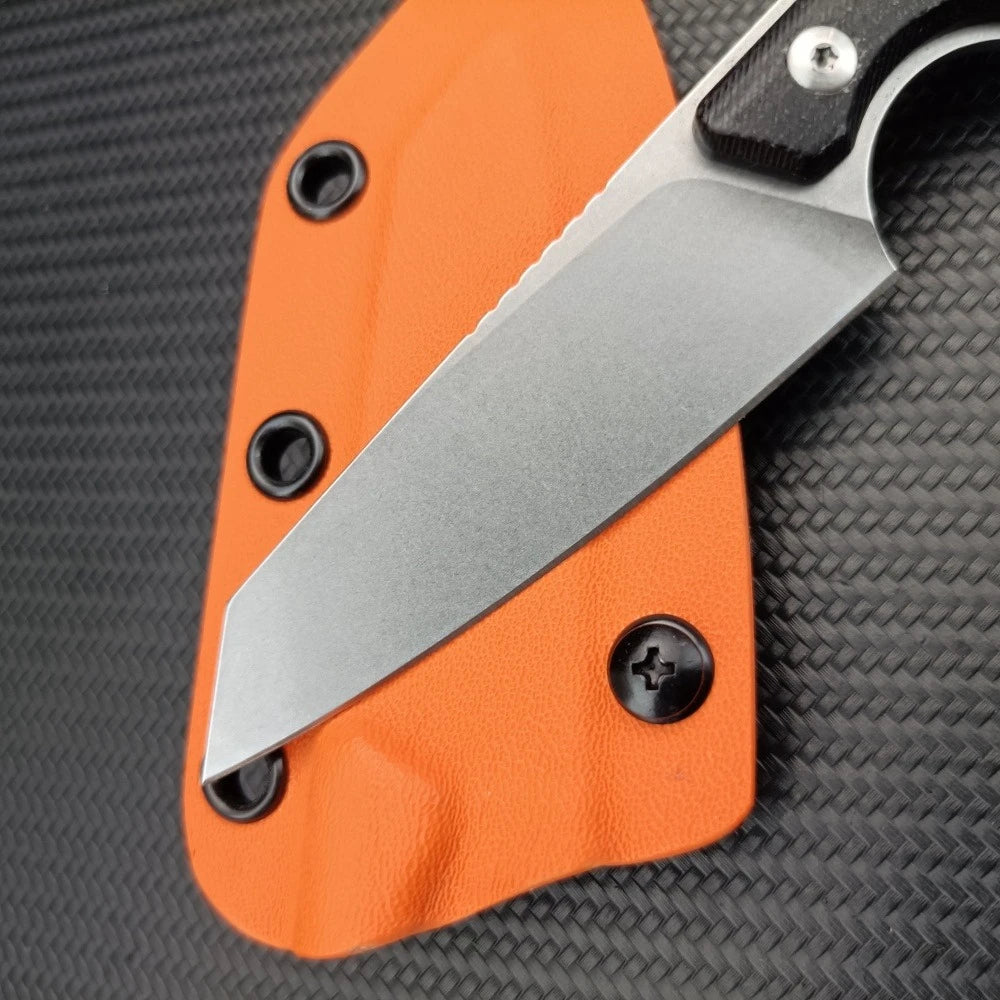 High Quality Outdoor Survival Straight Knife with K Sheath Multi-functional Wilderness Defense Tactical Hunting EDC Utility Tool