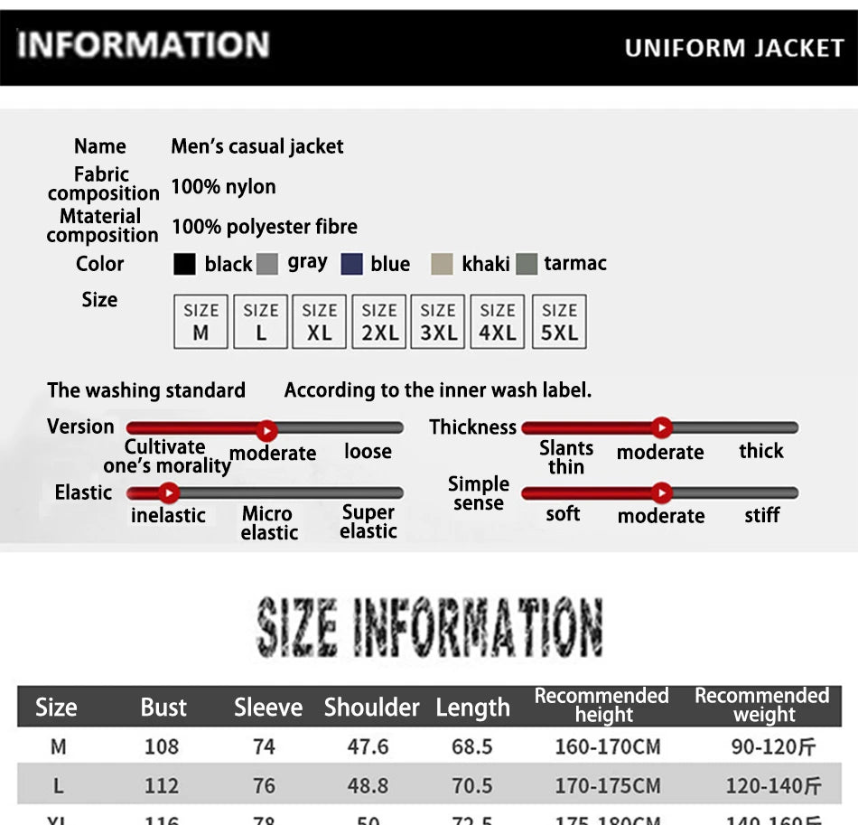 Men's Casual Waterproof Jacket Windbreaker Men Outerwear Men's Clothes Winter Jacket Fashion Coat Hoodies Camping Hiking Jacket