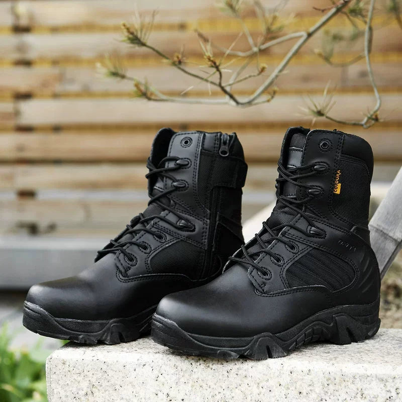 Climbing Outdoor Mens Work Safety Boots Camouflage Desert Boots Combat Training Shoes Outdoor Hiking Boots