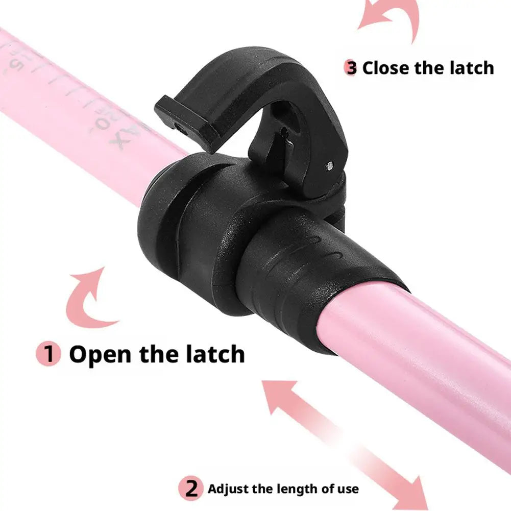 Mountaineering Stick - Carbon Fiber Telescopic Three-section Outdoor Hiking Stick Outdoor Lockable Handrail For Walking