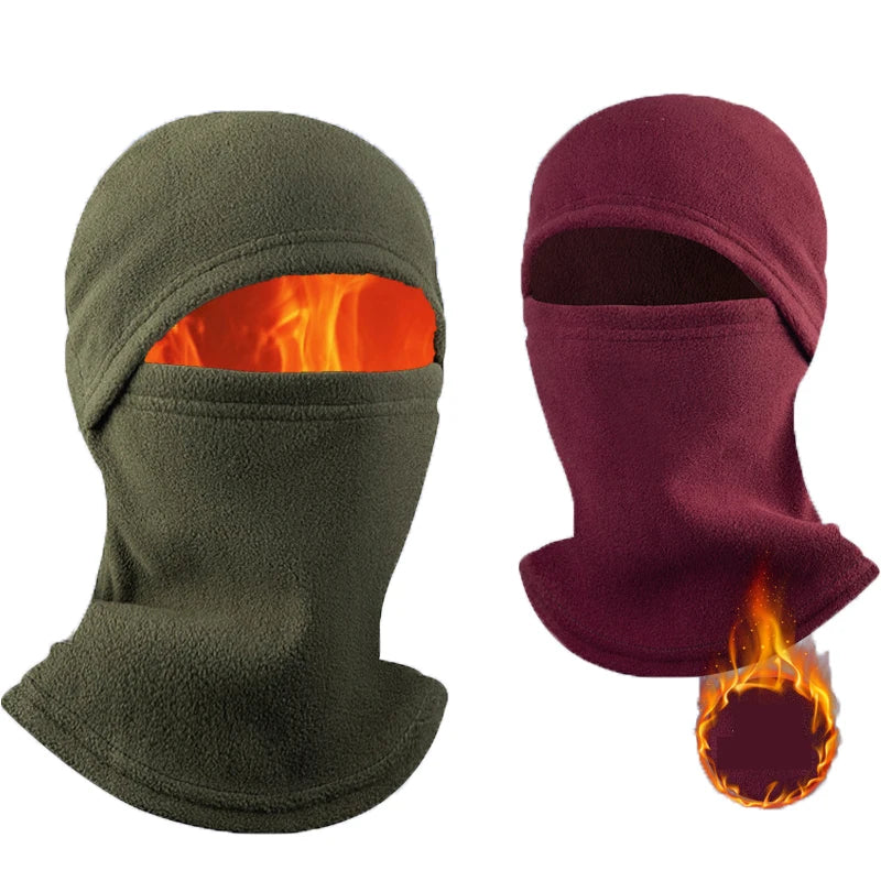 Balaclava Full Face Mask New Winter Thermal Fleece Warmer Motorcycle Cycling Hood Liner Sports Running Neck Warmer Men Women's