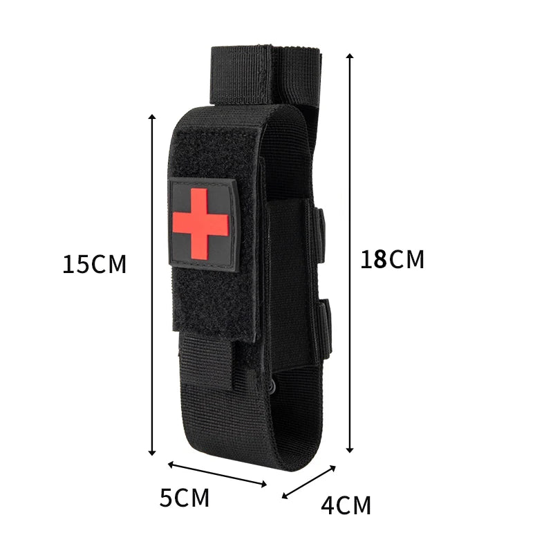 First aid kit, tourniquet, Molle survival kit, care stand, medical equipment, scissors, outdoor equipment kit
