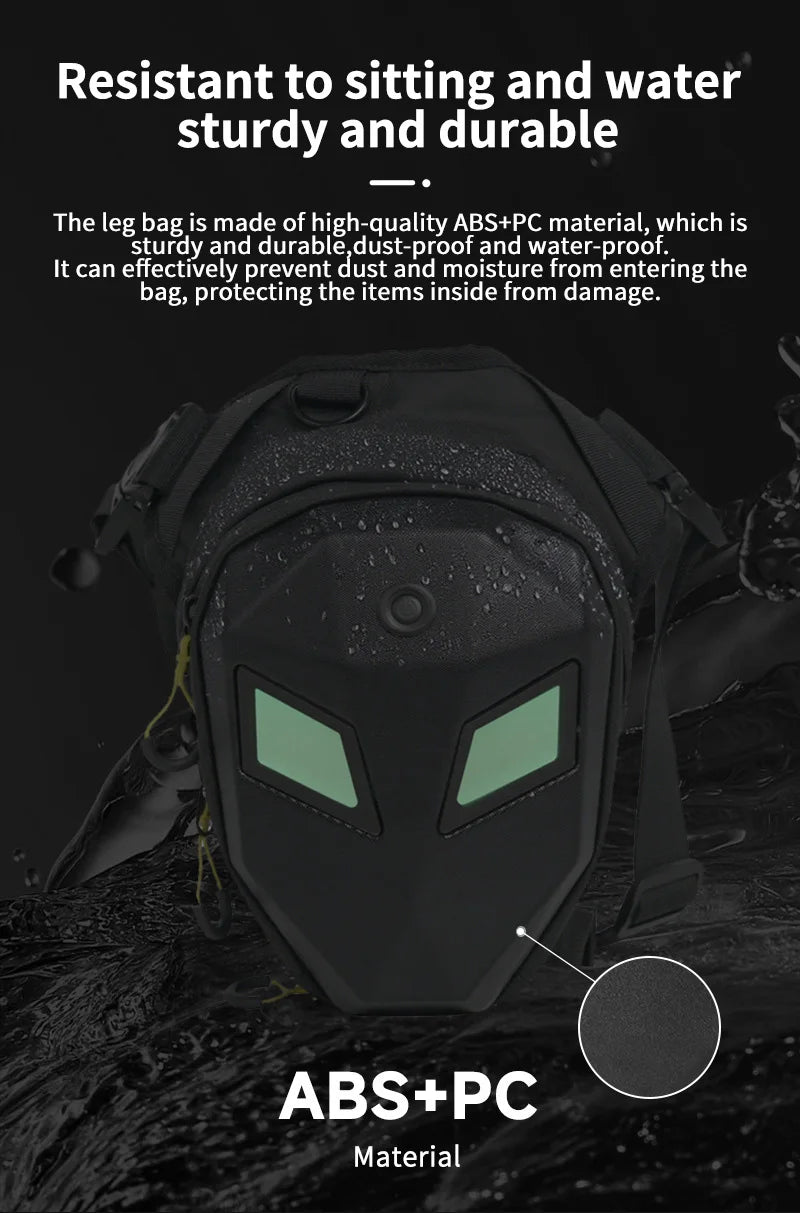 LED Riding Leg Bag Motorcycle Bike DIY pixel screen Single Cross Shoulder Waterproof Outdoor bag Loy Traveler S7-1 FireEye S8-1