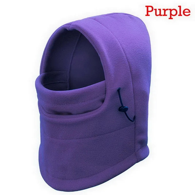 Winter Warm Fleece Balaclava,Outdoor Sport Ski Face Mask Neck Warmer Hood Head Hat Windproof Thermal for Riding,skiing,dailywear
