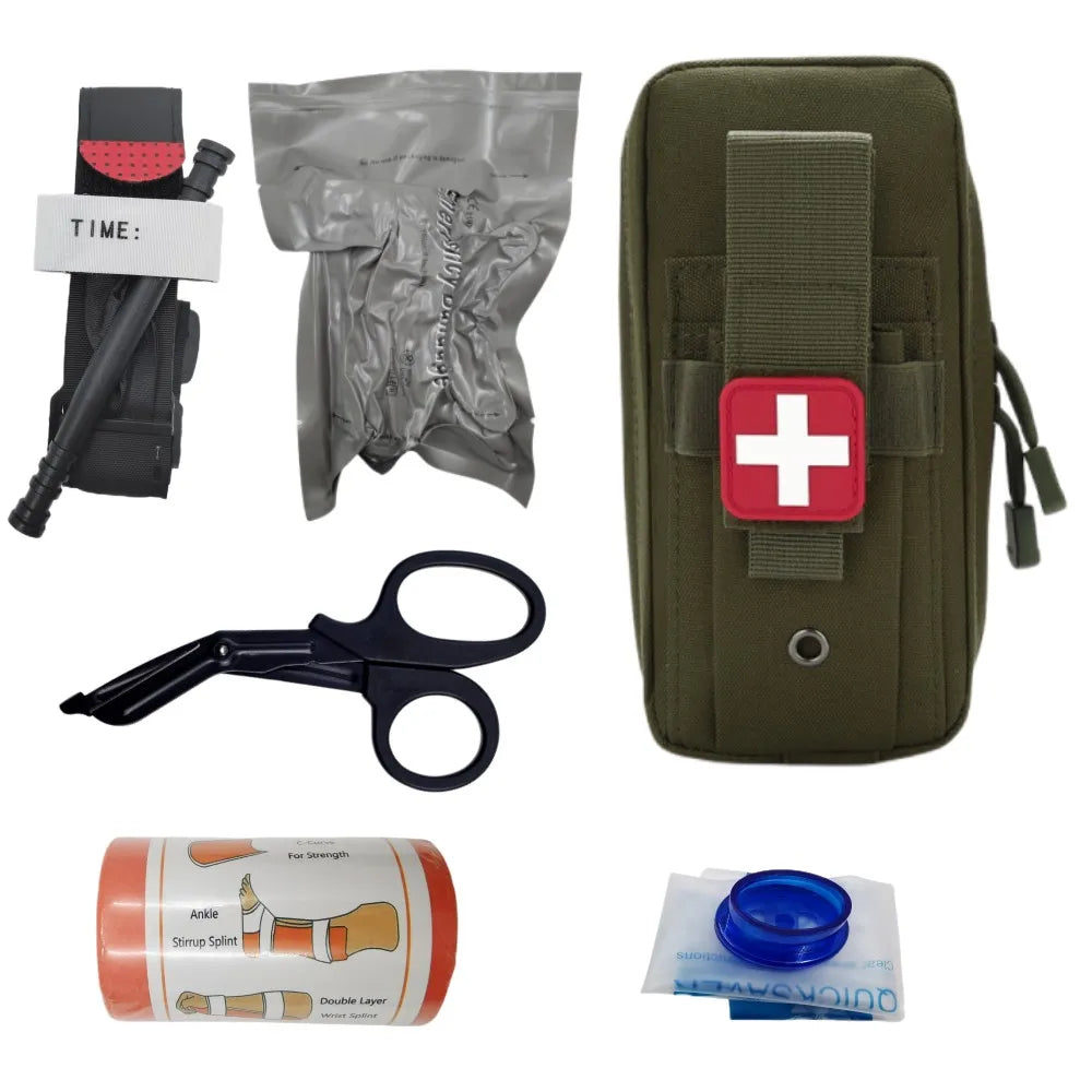 Emergency kit  EMT trauma tourniquet bandage emergency equipment Outdoor emergency combination kit