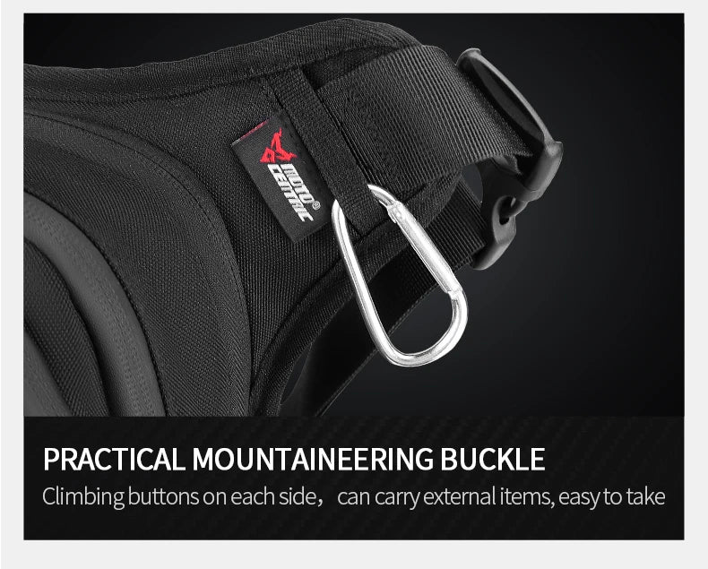 LED Light Drop Leg Bag Motorcycle Waterproof Waist Bag Hip Bum Fanny Pack For Outdoor Riding Cycling Hiking Fishing Climbing