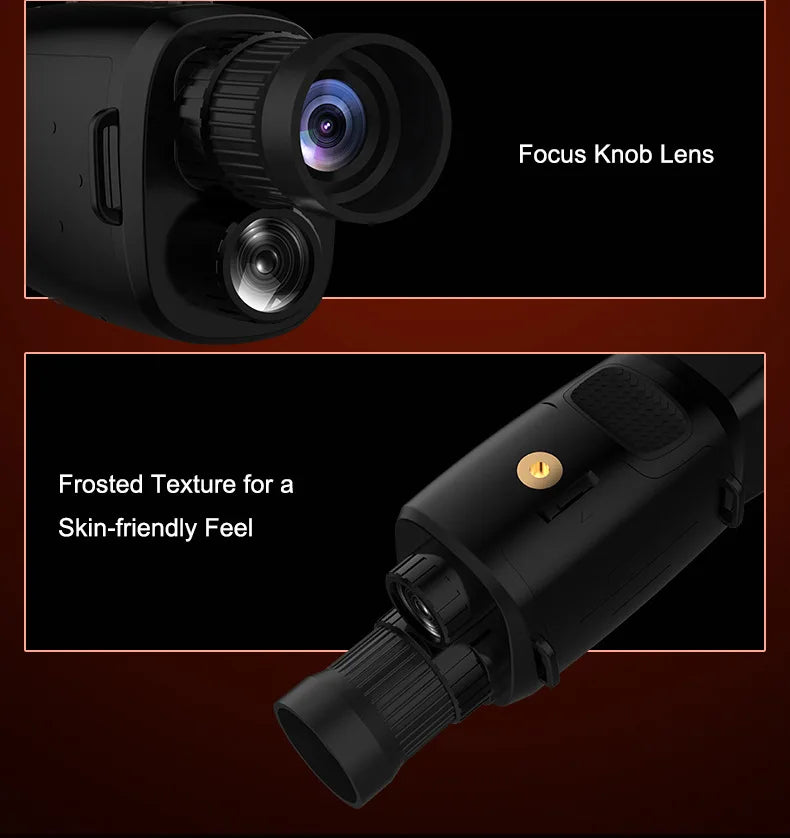 16X HD Digital Night Vision Monocular - 200M Viewing Range, IR Infrared, Photo Capture, for Hunting Outdoor Surveillance
