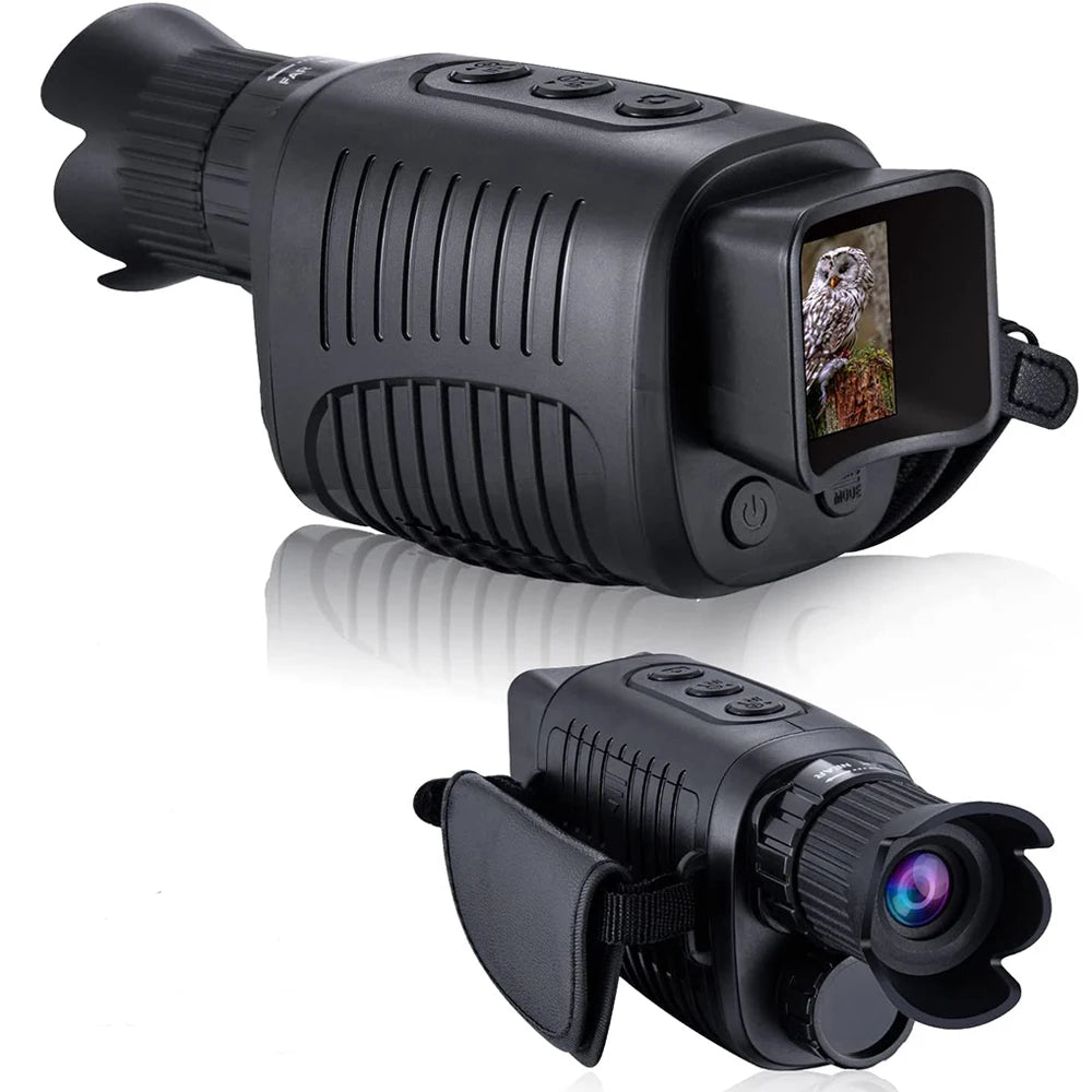 Monocular Night Vision Device 1080P HD Infrared 5x Digital Zoom Hunting Telescope Outdoor Day Night Dual Use 100% Darkness 300m