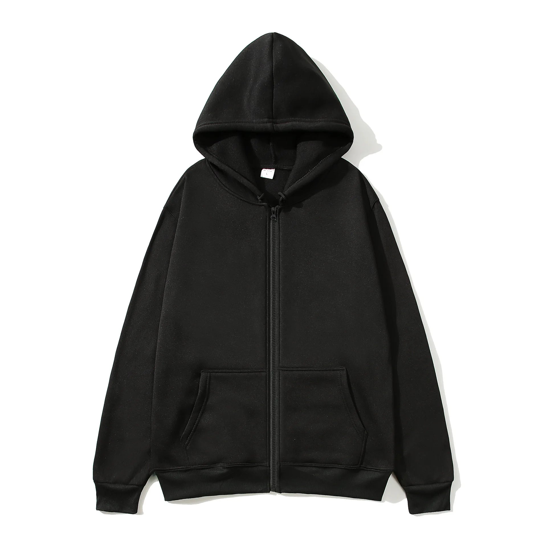 Fashion Casual Black Gray Blue Zipper Hoodie Hip Hop Street Wear Sweatshirts Skateboard Men/Woman Pullover Hoodies Male Hoodie