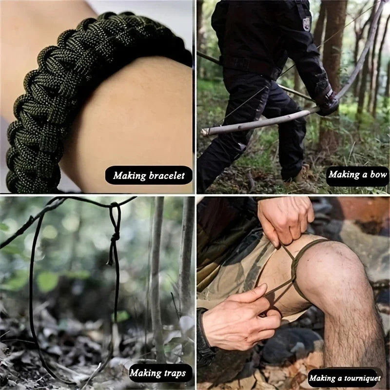 10/30meter Nylon Rope - Durable Nylon,Multi-Functional for Camping,DIY Making,and Outdoor Accessories,Camping Gear