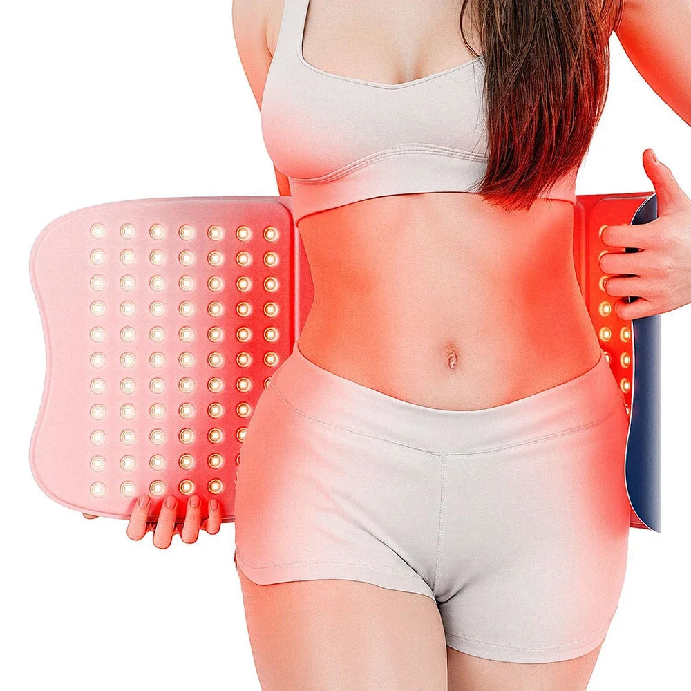 Red Light Therapy Pad 660nm 850nm for Whole Body Relief, Large 30x12inch Mat with Timer - L7 Tri-Chip Near Infrared Light