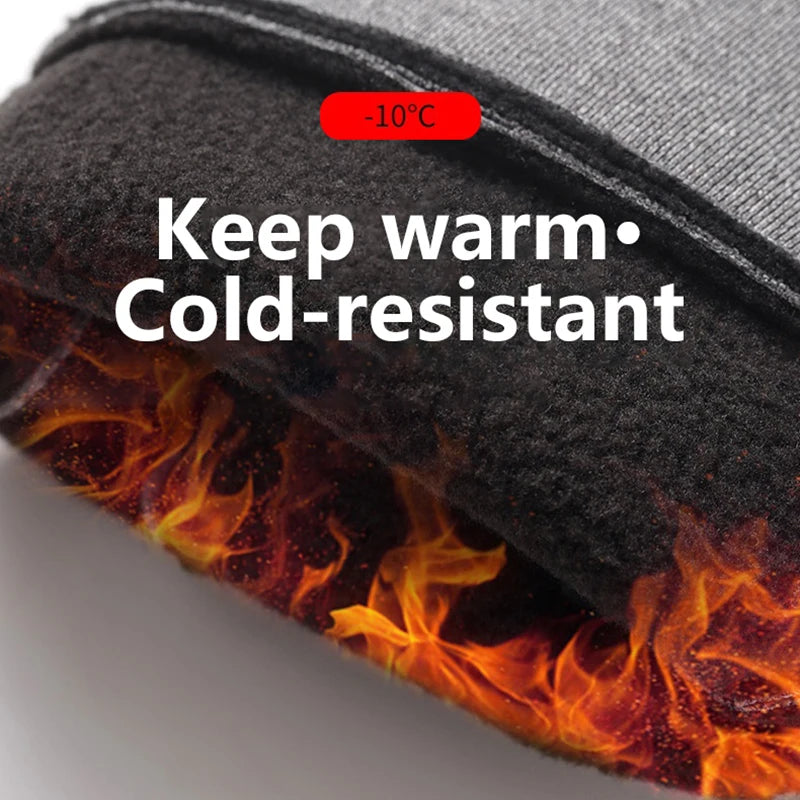 Winter Gloves For Men Women Warm Windproof Glove Touchscreen Waterproof Hiking Skiing Fishing Cycling Snowboard Non-slip Mittens